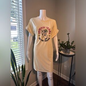 Cowboy Tears T-Shirt Dress